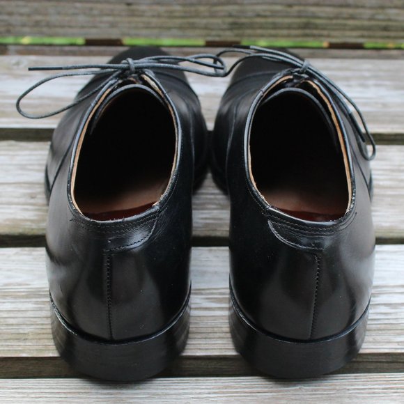 Vtg Dack’s Black Calfskin Cap Toe Oxford, Men's Size 8 E, EUC, Made in Canada - Picture 6 of 12